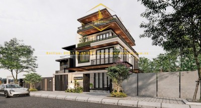 Thiết kế và thi công biệt thự sân vườn 200m2 tại khu đô thị Mỹ Gia Nha Trang