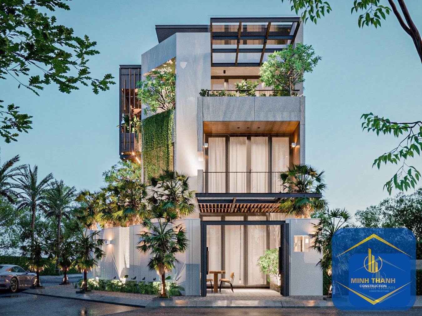 Thiết Kế Biệt Thự 300m² 3 Tầng Tại Mỹ Gia Thái Hưng