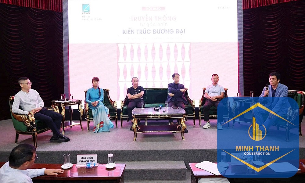 Hội thảo “Truyền thống từ góc nhìn kiến trúc đương đại” nằm trong khuôn khổ các hoạt động chuyên ngành tại Lễ hội Thiết kế sáng tạo Hà Nội 2024.