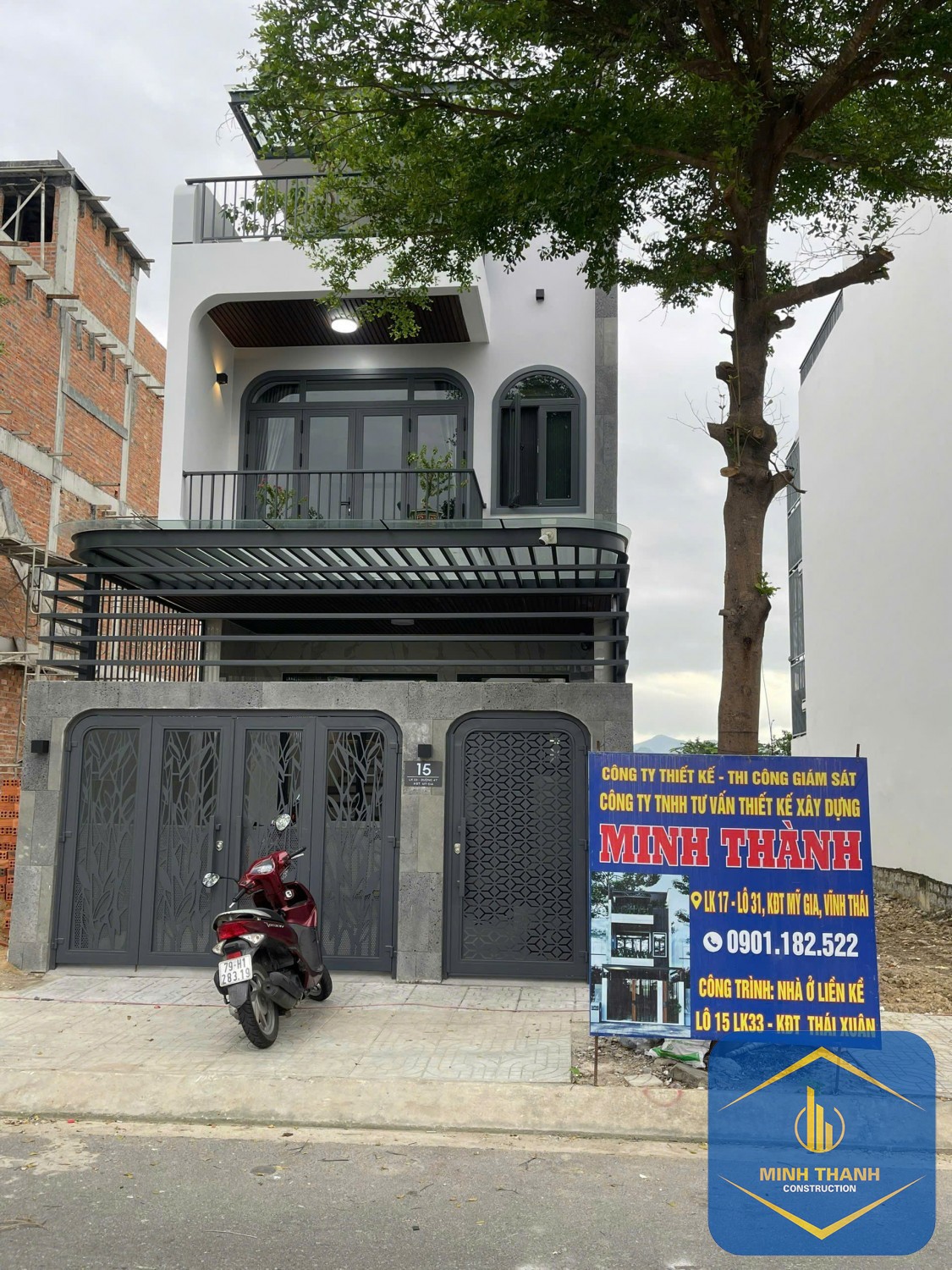 Bàn giao nhà phố tại KĐT Thái Xuân