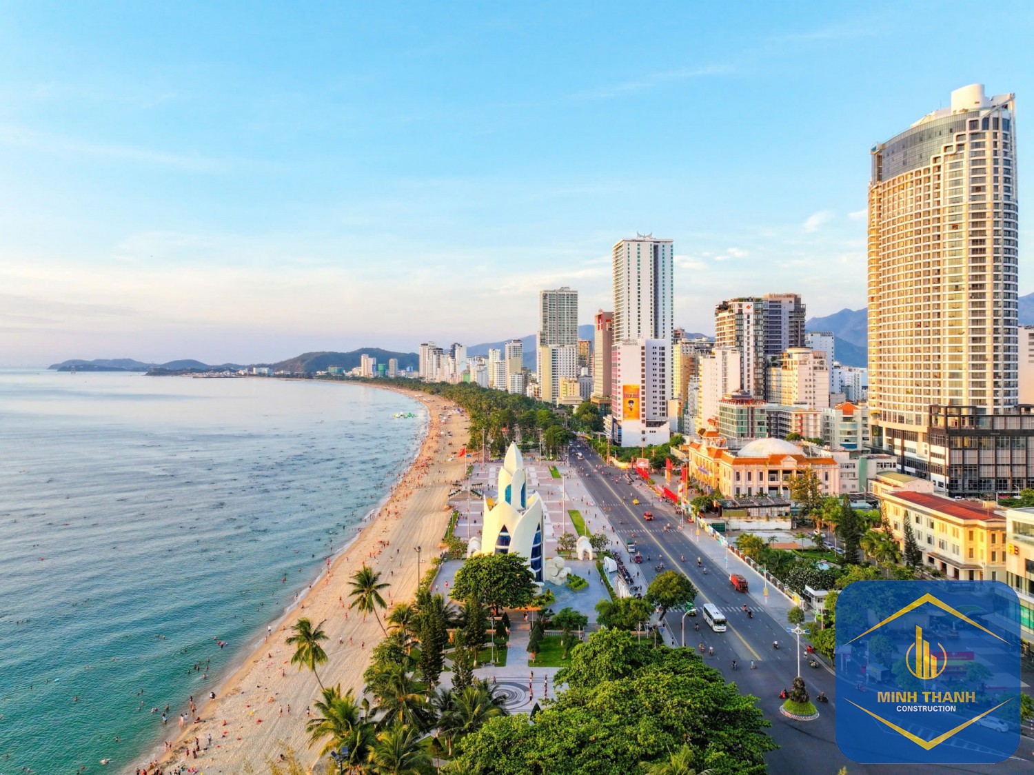 Vẻ đẹp yên bình của Nha Trang. Ảnh: Vương Mạnh Cường