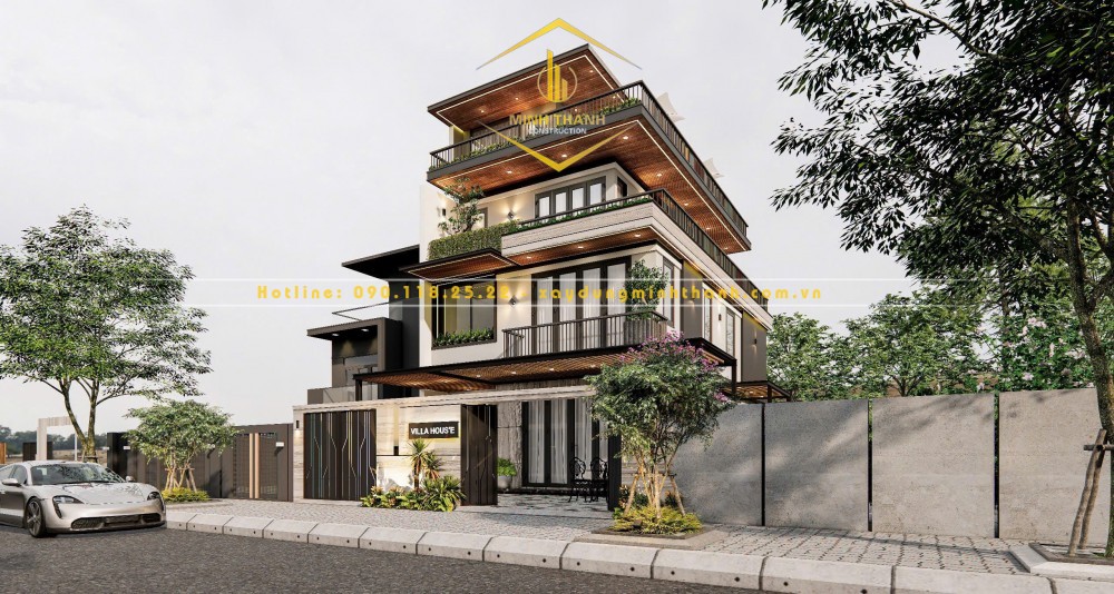 Thiết kế và thi công biệt thự sân vườn 200m2 tại khu đô thị Mỹ Gia Nha Trang
